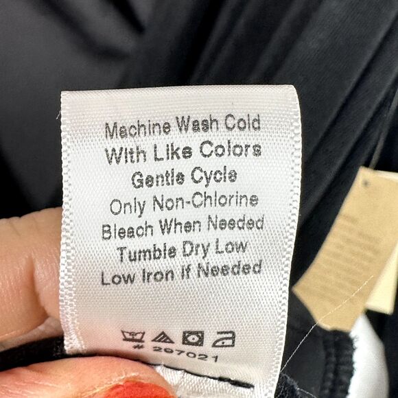 Coldwater Creek Travallure Duet Top 1X Black Long Sleeve Knit Layered Look NWT‎ - Picture 9 of 11